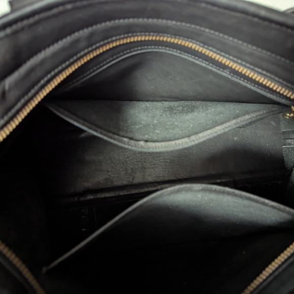 XL Coach colorful C, XL Dooney & Coach all black leather briefcase - Picture 10 of 13